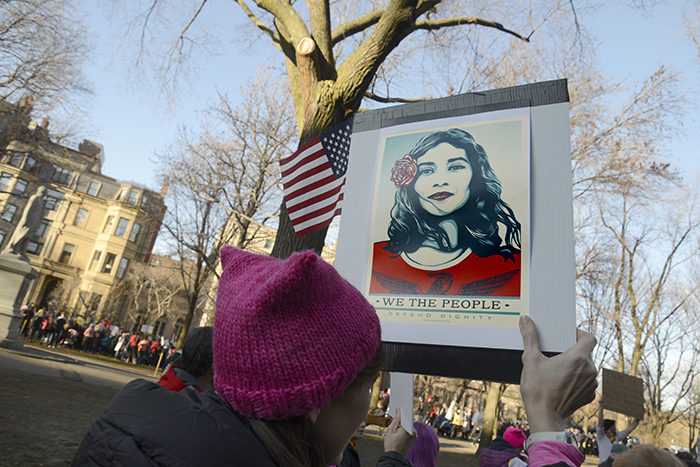 Boston Women's March, January 2017