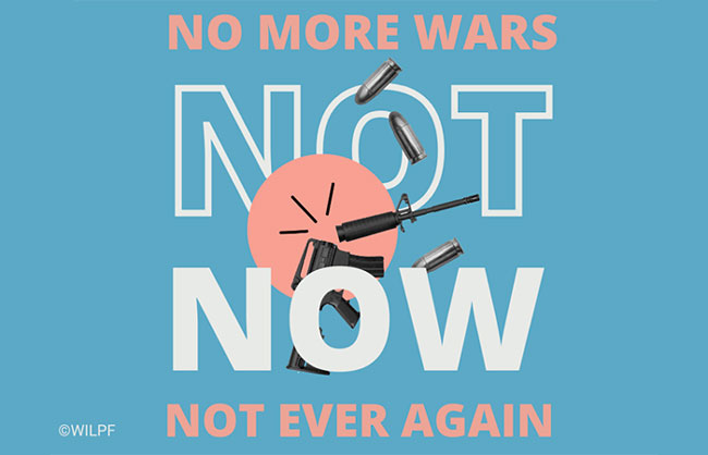 No more wars!